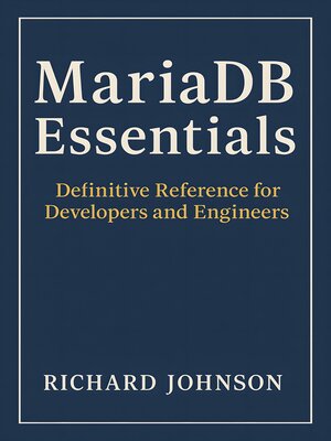 cover image of MariaDB Essentials